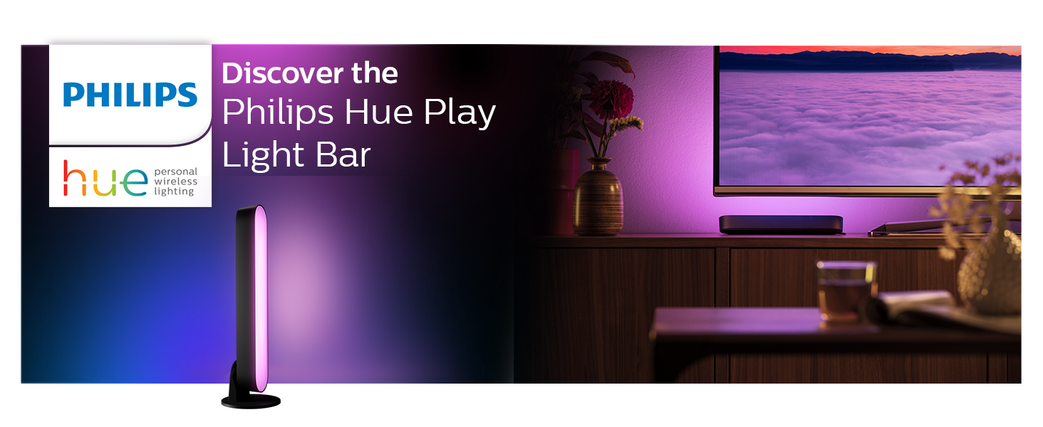 Philips Hue Play White & Color Ambiance LED Bar Light Extension